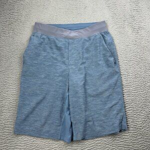 Lululemon THE Linerless Athletic Gym Shorts Blue Size Medium